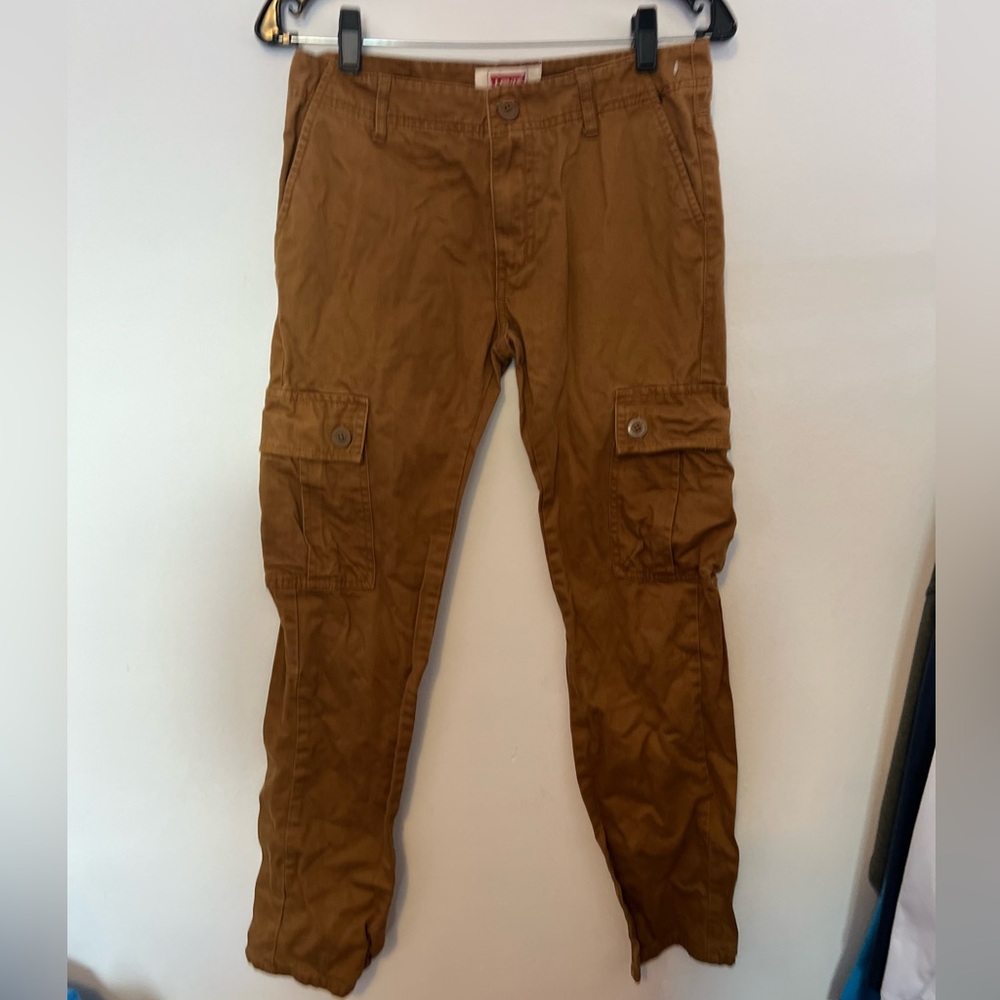 Levi's Youth Tan Cargo Pants Size 16